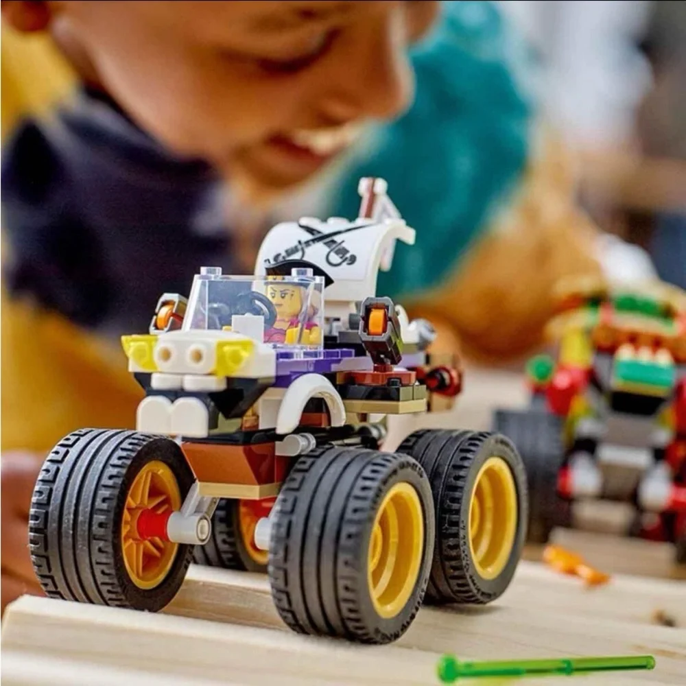 LEGO City Monster Truck RaceToy Car Building Set,Contains 301 pieces.